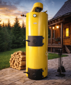 Centrală pe lemne 40 Kw Stropuva cu ardere tip lumanare