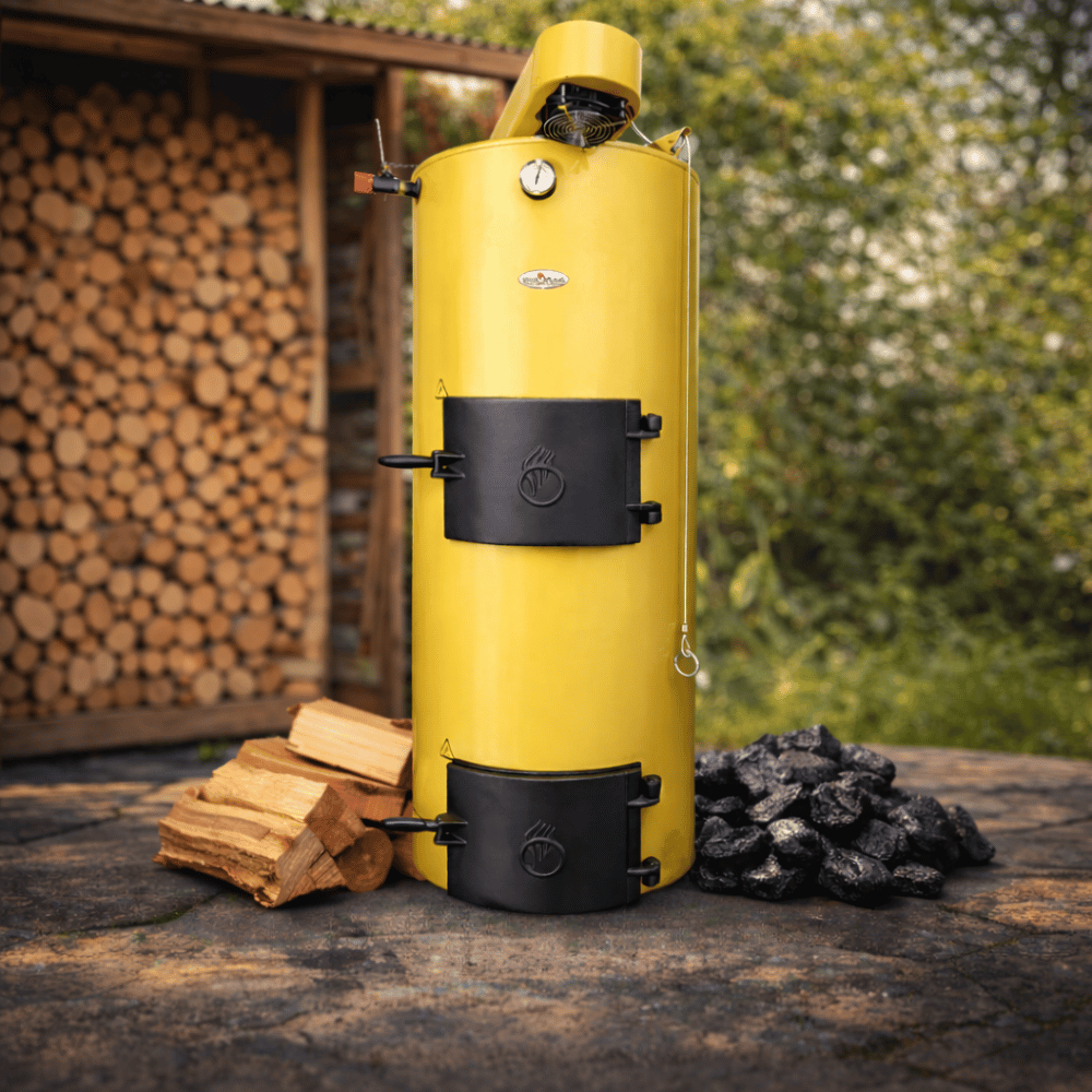 Centrală pe lemne și cărbuni de 20 Kw Stropuva Universal cu ardere tip lumanare