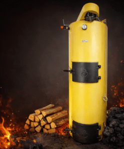 Home 3 Centrală pe lemne și cărbuni de 40 Kw Stropuva Universal cu ardere tip lumanare