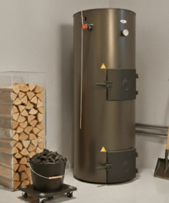 Home 6 Centrala pe lemne și cărbuni de 40 Kw Stropus S40U cu ardere tip lumanare