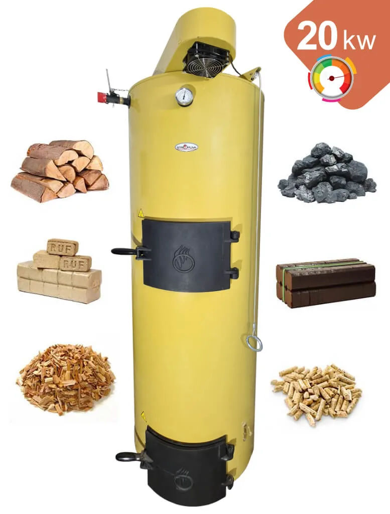 Centrală Lemne 20Kw Stropuva Universal (lemne și cărbuni) - imagine 2